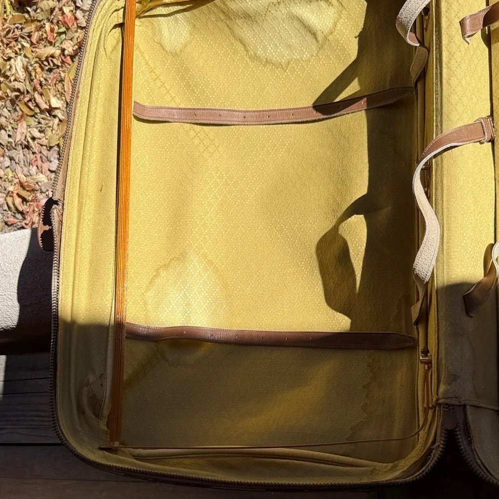 Gucci vintage Brown Leather Bag/Suitcase